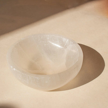 Selenite Kom Wit