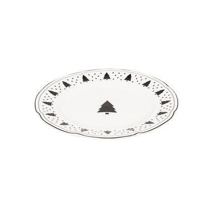Bord - Kerstboom - Newbone China - 19,5X19,5X1,2Cm
