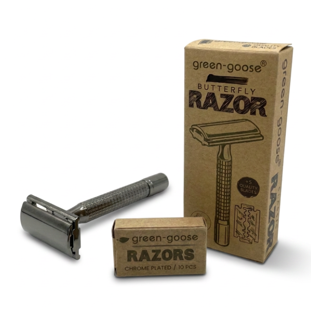 Green-Goose Klassieke Scheerset - Zwart