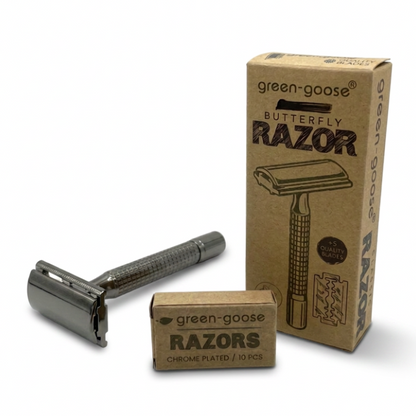 Green-Goose Klassieke Scheerset - Zwart