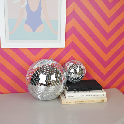 Kerstversiering - Kersthanger - Discobal - Schuim - Zilver - 25X25X25Cm
