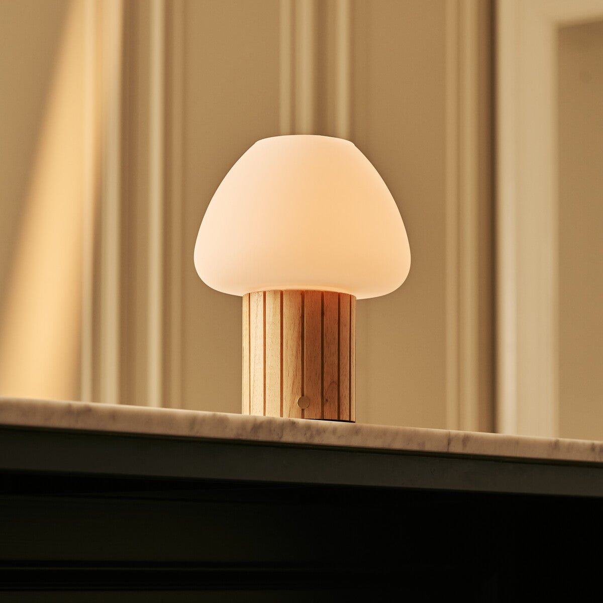 Romée Lichtbruine Oplaadbare Tafellamp