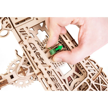 Eco Wood Art (Ewa) Diy 3D Mechanische Houten Puzzel, Cyber Hand, 4608, 20X12X46,2 Cm