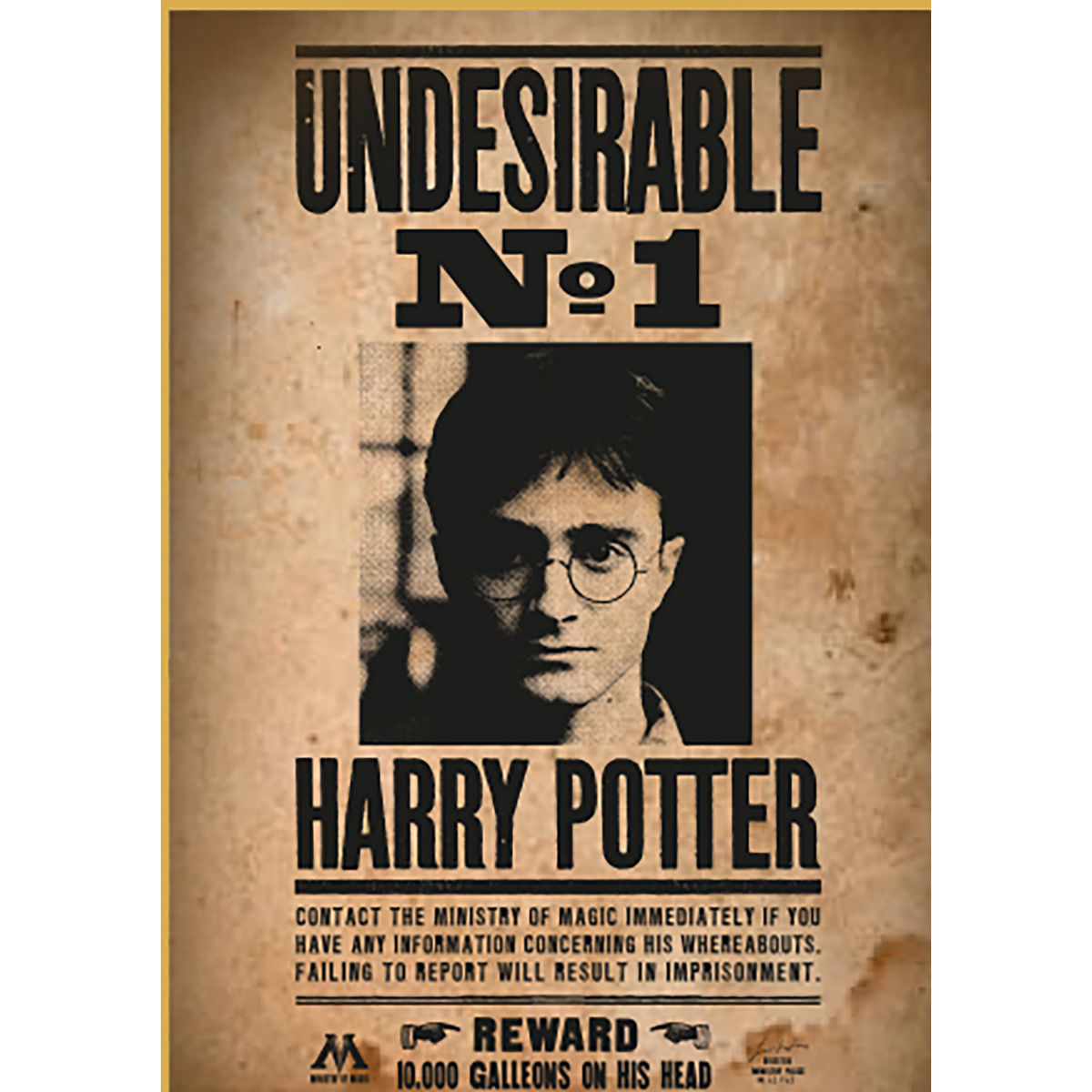 Harry Potter - Puzzel 50-Teilig - Gezocht No1 Harry Potter