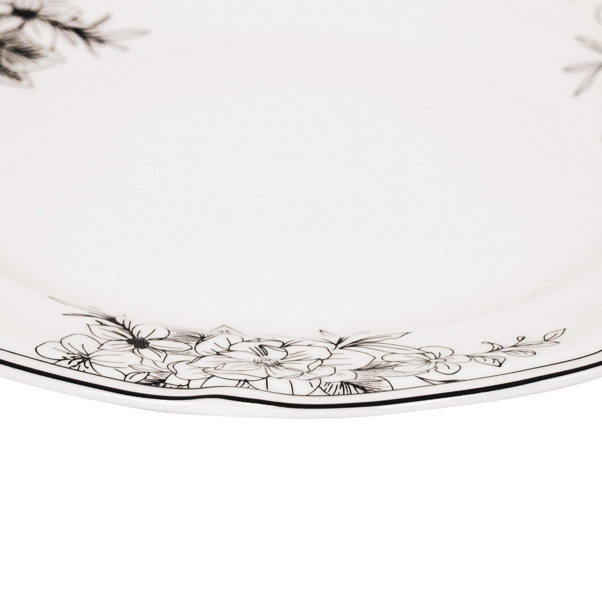 Bord - Les Fleurs - Newbone China - 19,5X19,5X1,2Cm