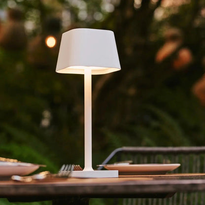 Ava Witte Oplaadbare Tafellamp