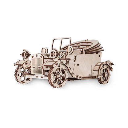 Eco-Wood-Art (Ewa) 3D Mechanische Puzzel, Retro Auto, 372, 30X17X15,5 Cm