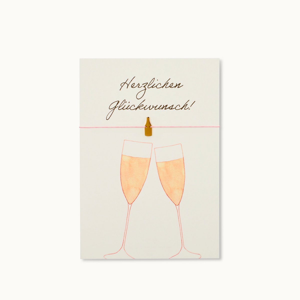 Armbandkaart: Gefeliciteerd