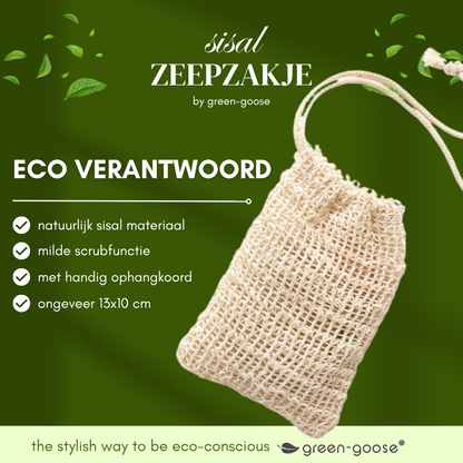 Green-Goose Sisal Zeepzakje