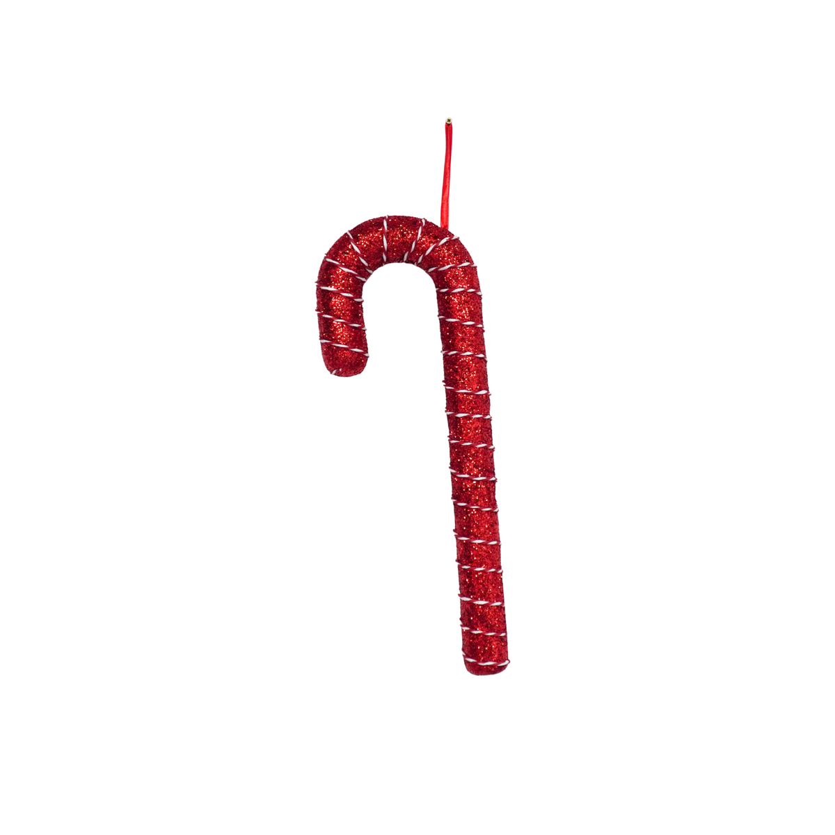 Kerstdecoratie - Zuurstok - Schuim - Rood - 52Cm