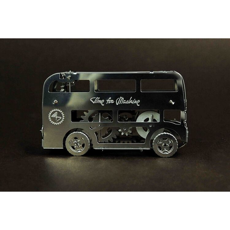 3D Metalen Bouwpakket, Cute Double Decker, Time For Machine, T4M38028, 9X3X5,2Cm