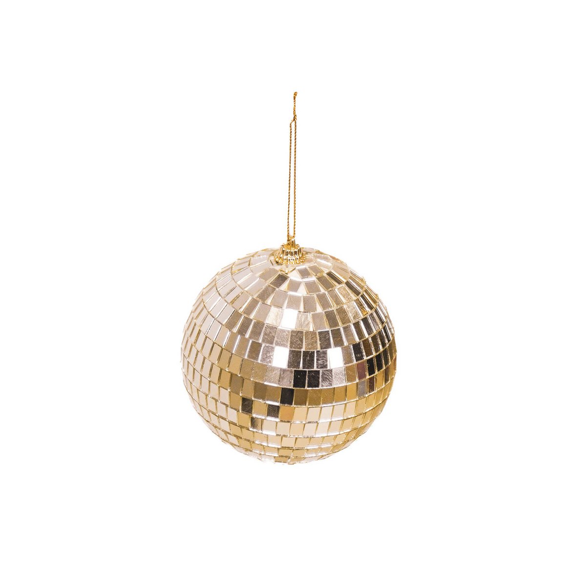 Kerstdecoratie - Kersthanger - Discobal - Schuim - Goud - 10X10X10Cm