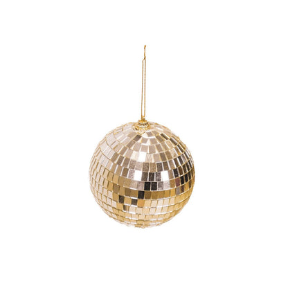 Kerstdecoratie - Kersthanger - Discobal - Schuim - Goud - 10X10X10Cm