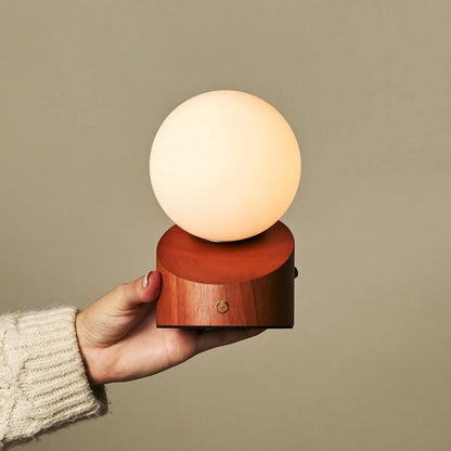Morris Kastanjebruine Oplaadbare Lamp