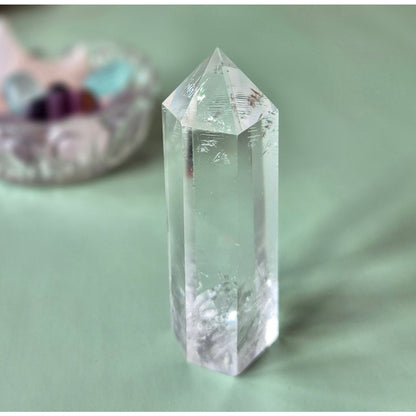 A+ Heldere Kwaliteit Edelsteen Bergkristal Toren / Obelisk (Clear Quartz Tower)