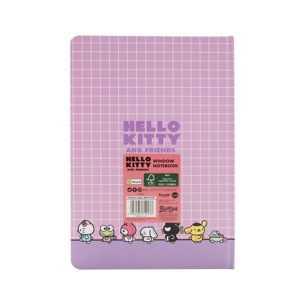 Sanrio Hello Kitty - Notizbuch A5 -Venster