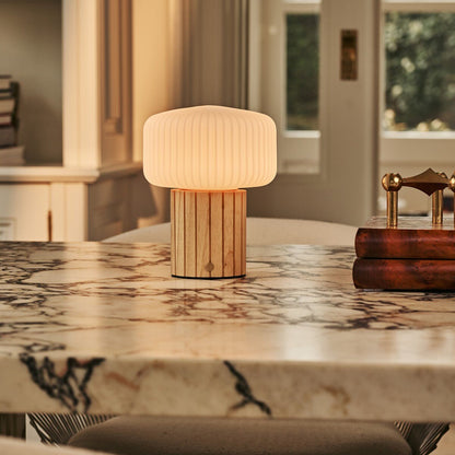 Margaux Lichtbruine Oplaadbare Tafellamp