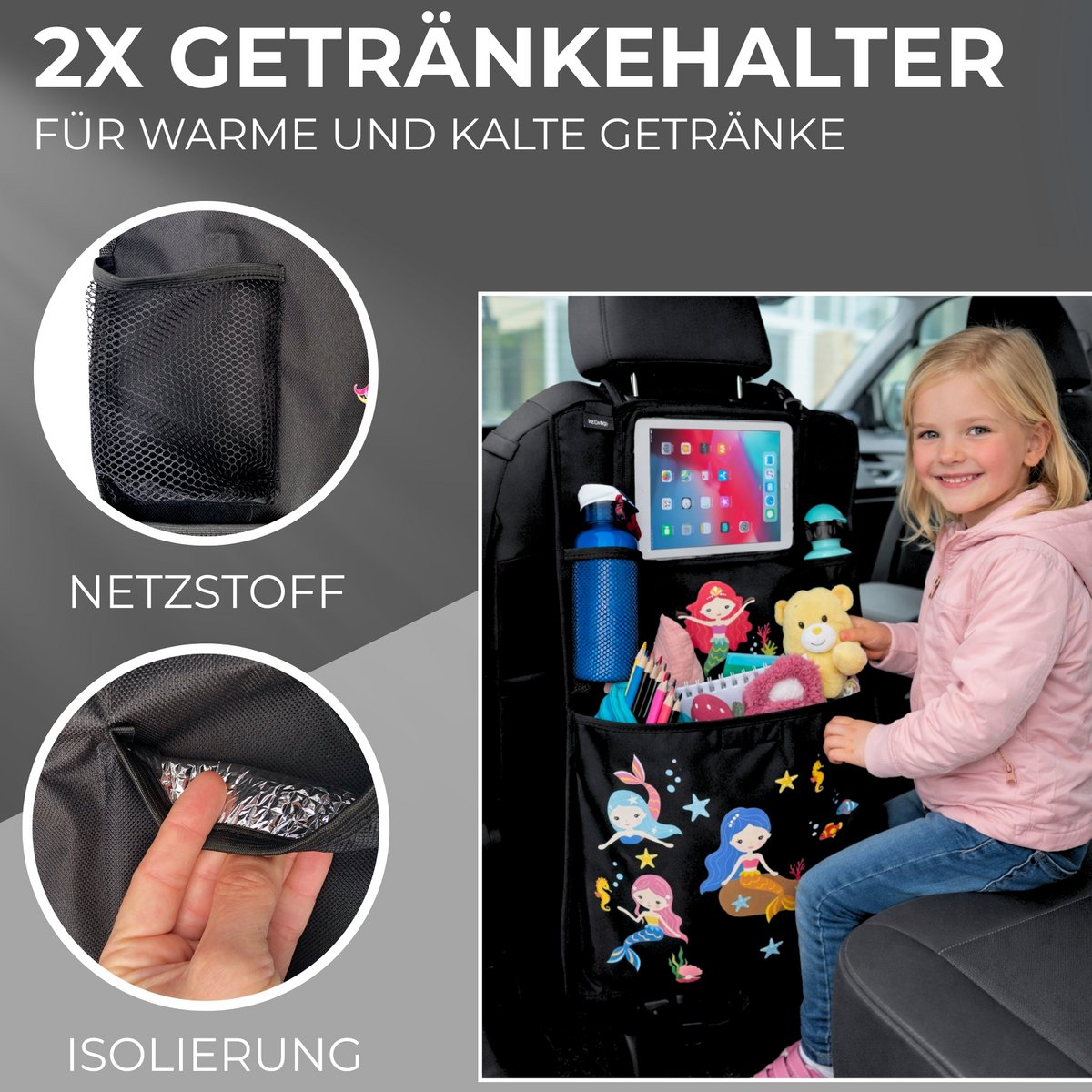 Wedertoel Van De Auto Achterstoel - Mermaid
