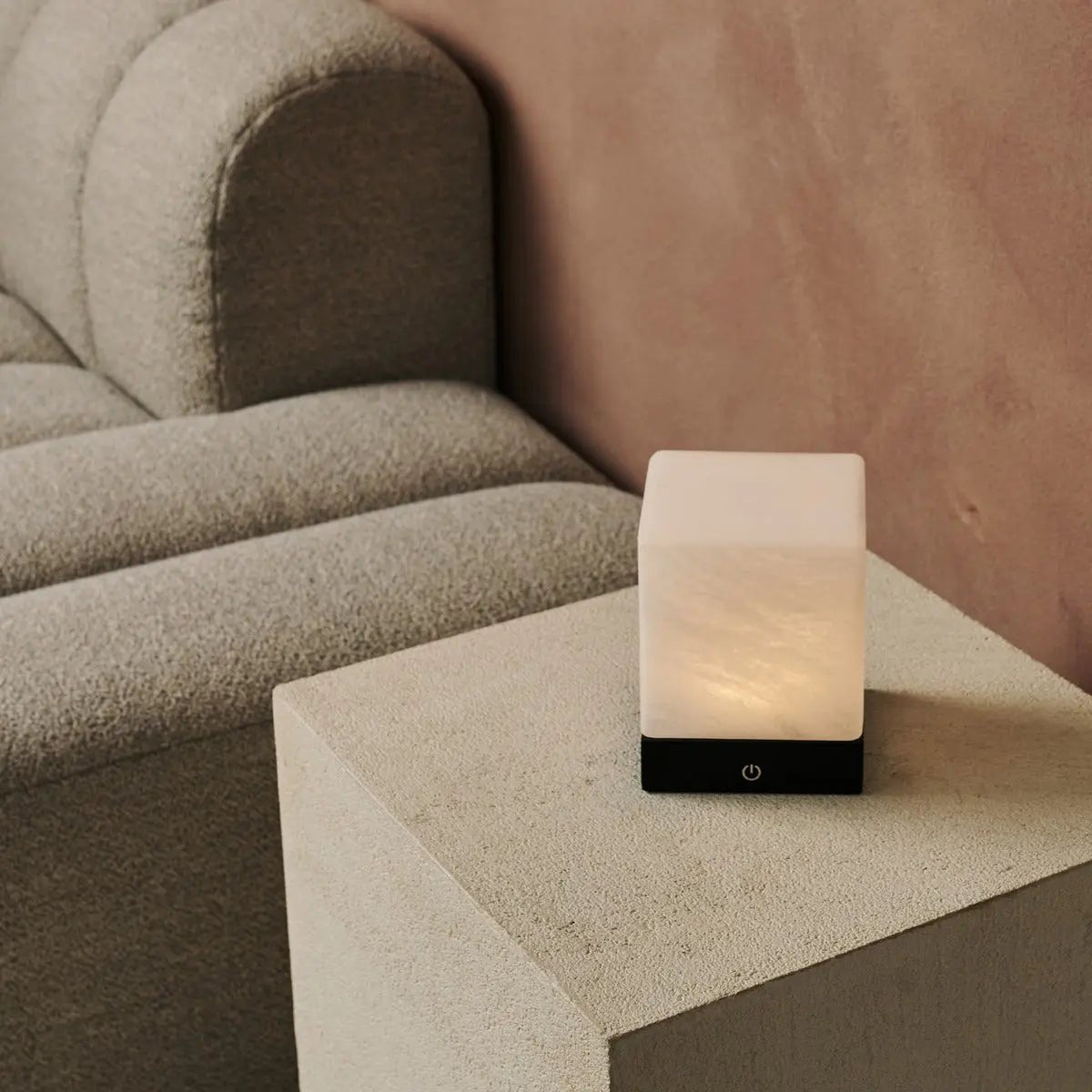Yce Zwarte Oplaadbare Houten Lamp