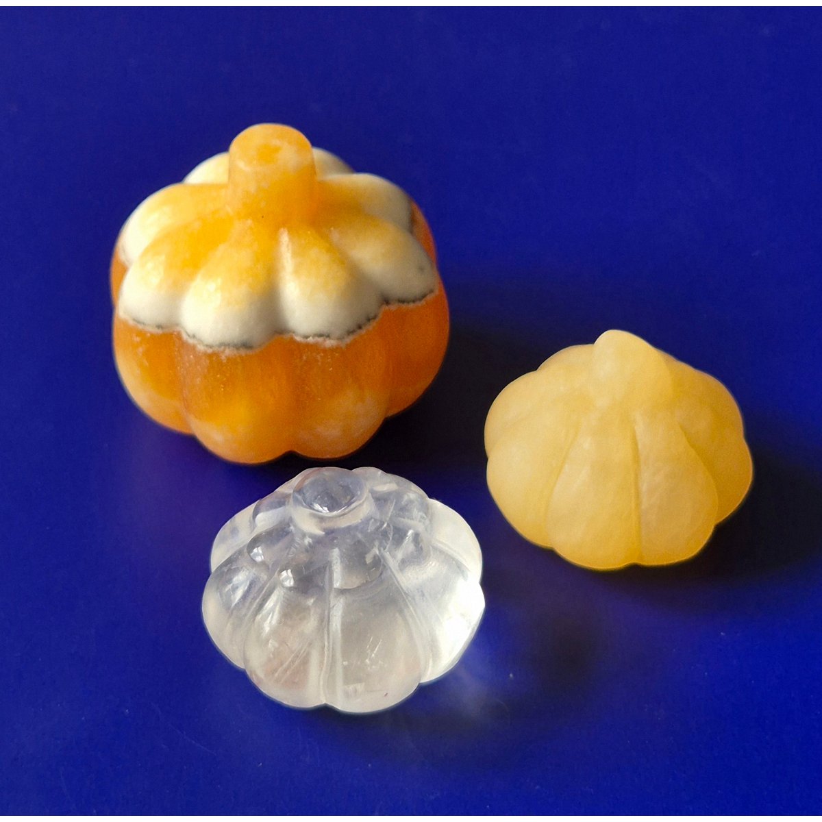 Halloween Gele Calciet Kristal Carving Pompoen 20Mm