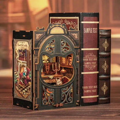 Cutebee, 3D Booknook, Count Cat's Study, Sd03B, 11,8X10X17Cm