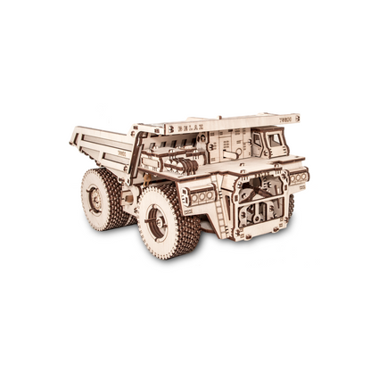Eco Wood Art (Ewa) 3D Houten Puzzel, Vrachtwagen Belaz 75600, 082, 31X22X15,5Cm