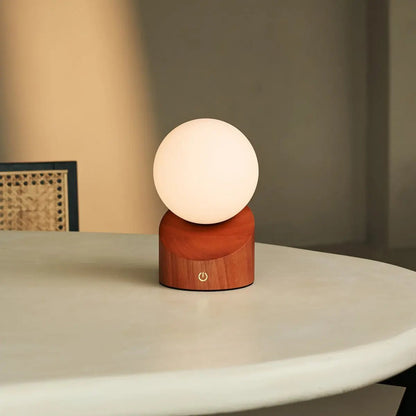 Morris Kastanjebruine Oplaadbare Lamp