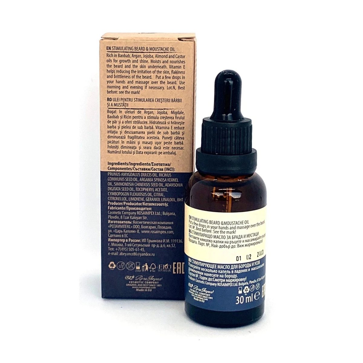 Men's Master Baardolie – Zachtheid & Glans – 30Ml