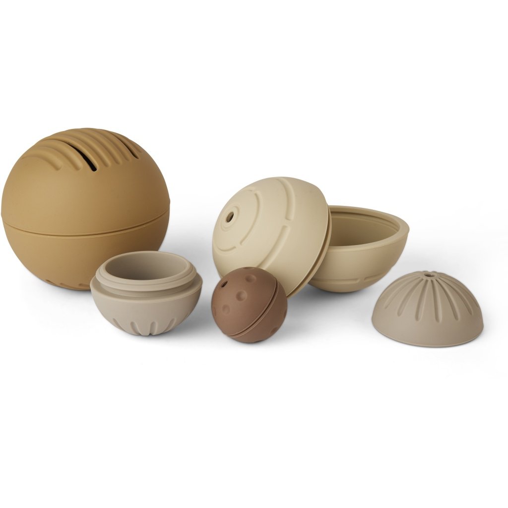 Neo Siliconen Ballen 4 St.-Bruin Mix