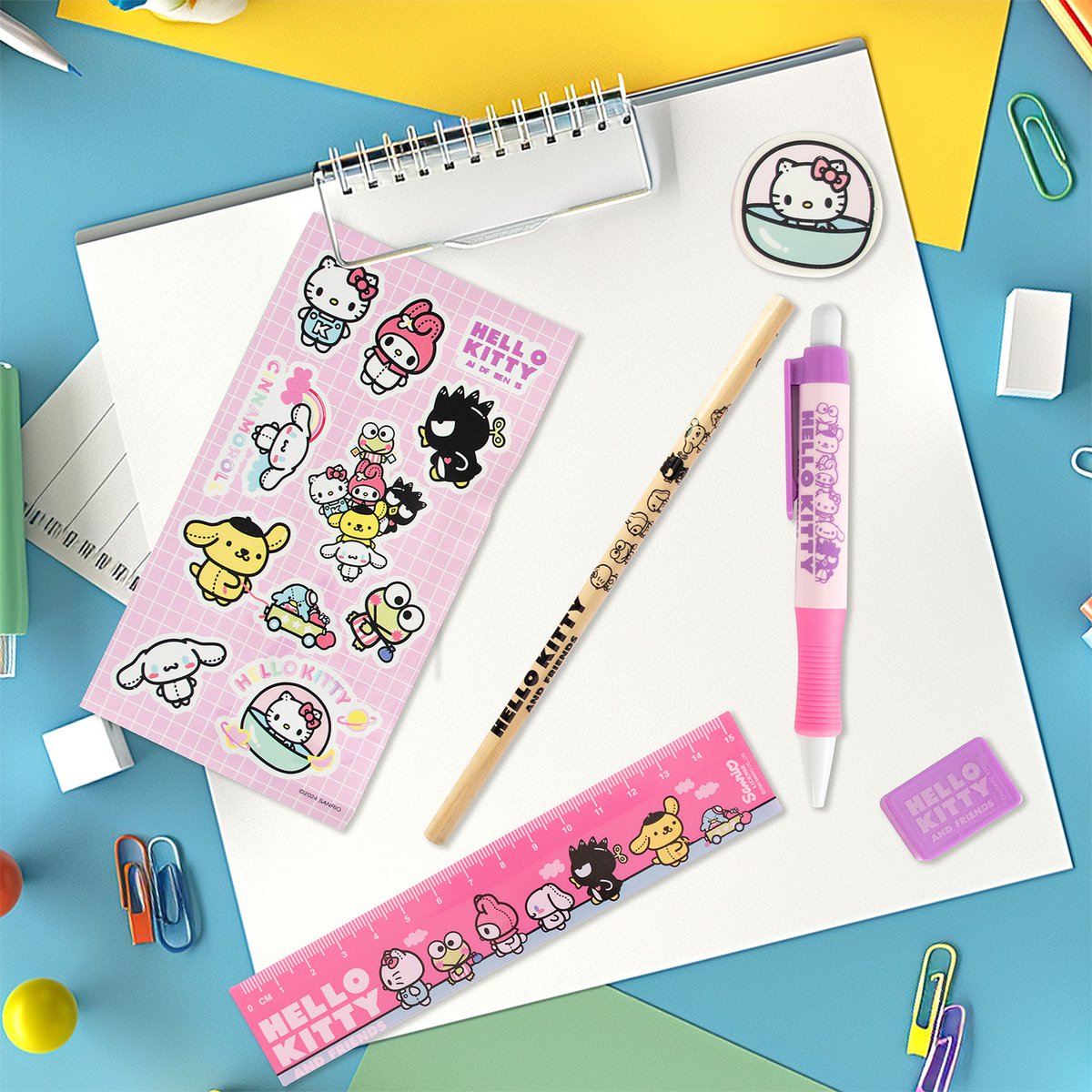 Sanrio Hello Kitty - Briefpapier Set 6 Delen