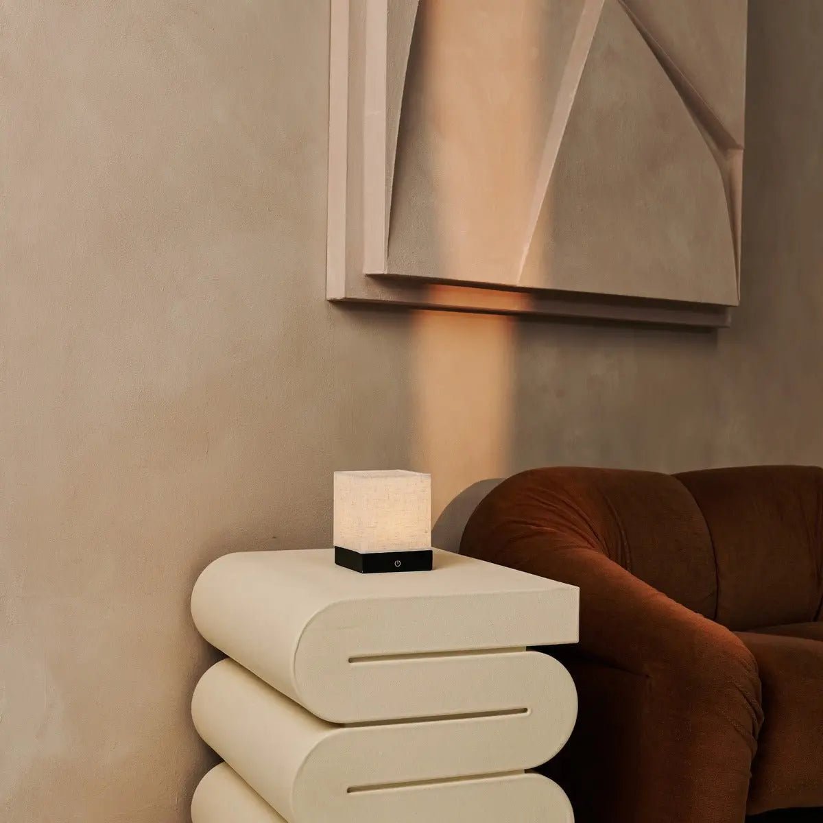 Zano Zwarte Oplaadbare Lamp