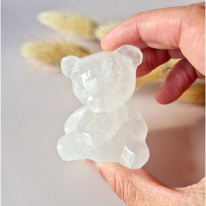 Edelsteen Crystal Carving Beer – Bergkristal
