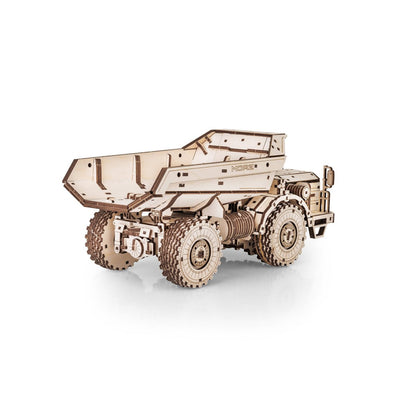 Eco Wood Art (Ewa) 3D Houten Bouwset, Dumptruck-Earthmover Moaz 75053, 4226, 33,6X15,4X14,9Cm
