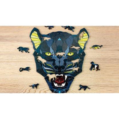 Eco Wood Art (Ewa) Houten Legpuzzel Panter/ Panther Size L, 1782, 41,8X37,5X0,5Cm