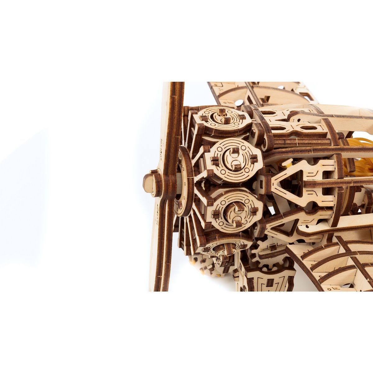 Eco Wood Art (Ewa) 3D Mechanische Puzzel Airplane, 1607, 42X28,7X15,4Cm