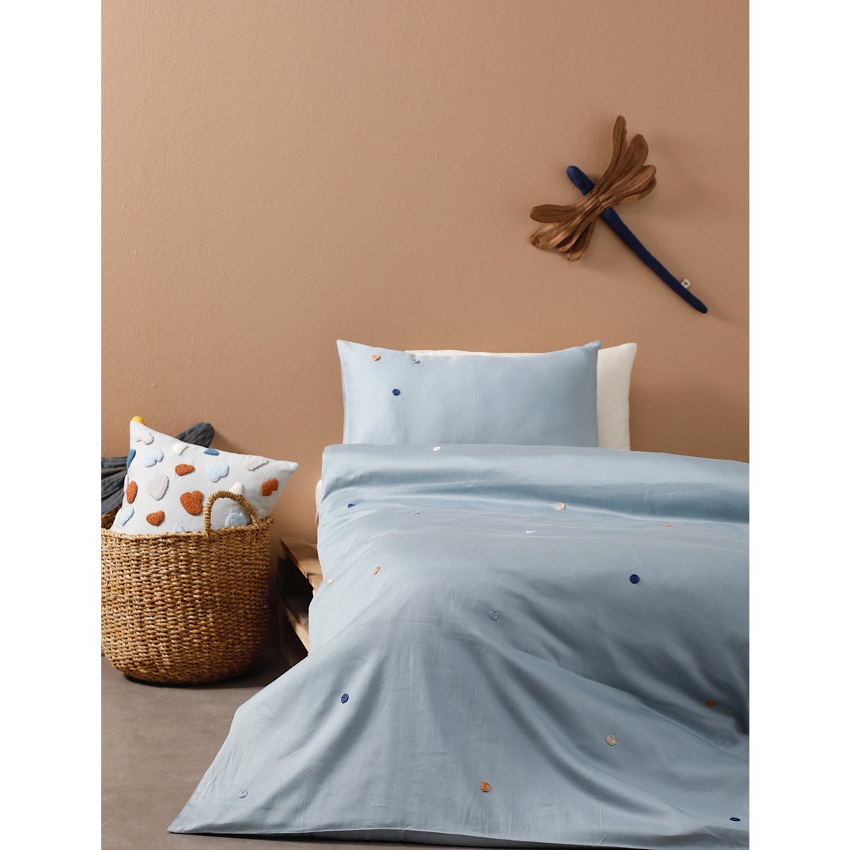 Camilla Dekbedovertrek / Babyblauw
