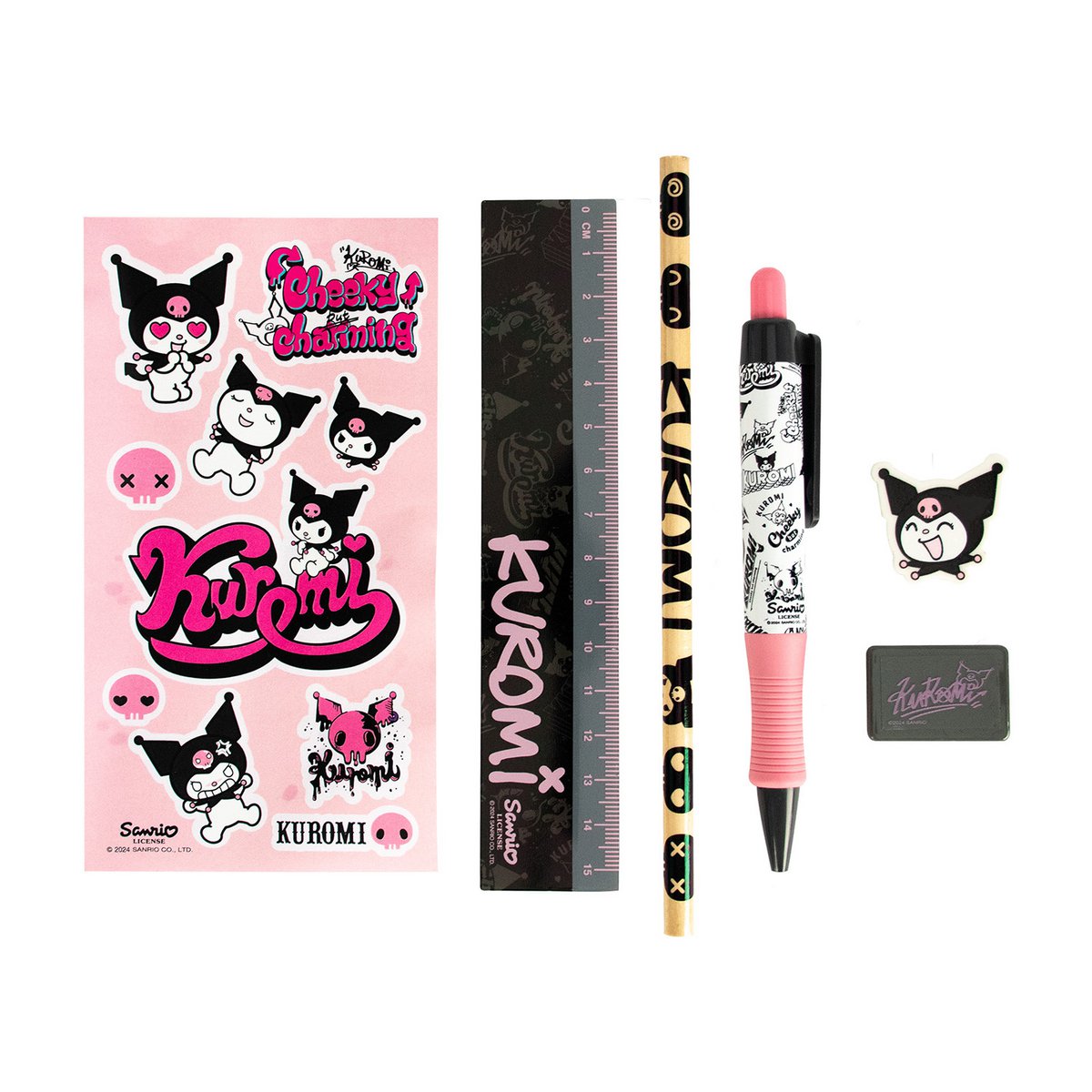 Sanrio Kuromi - Briefpapier Set 6 Delen
