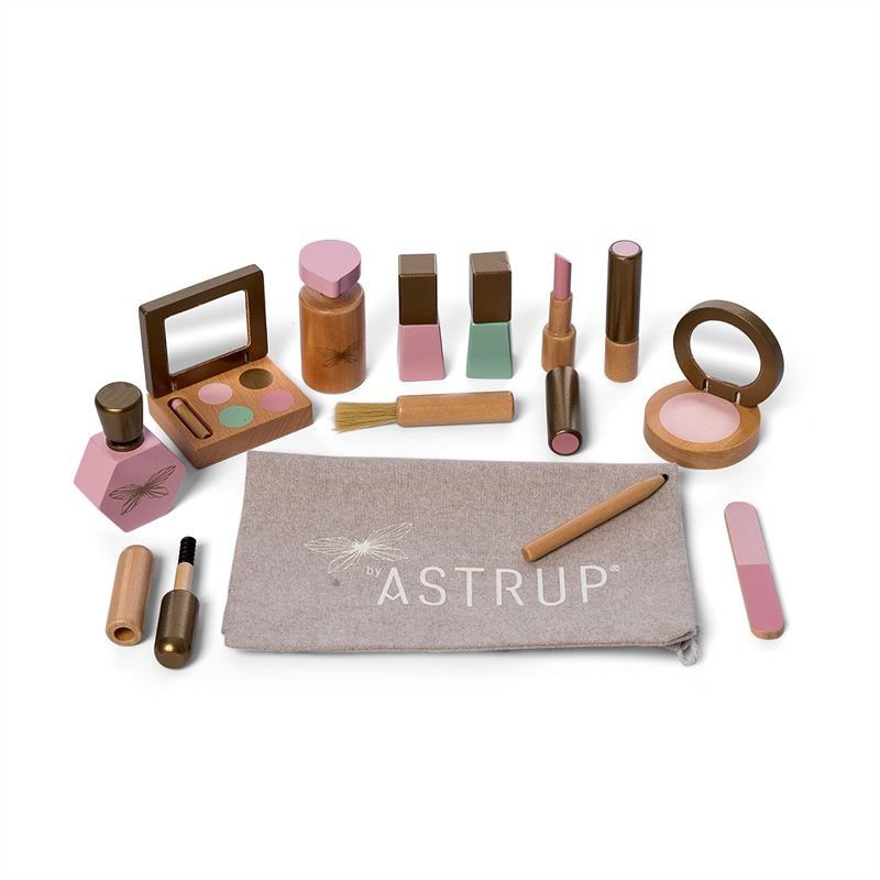Houten Make-Up Setje