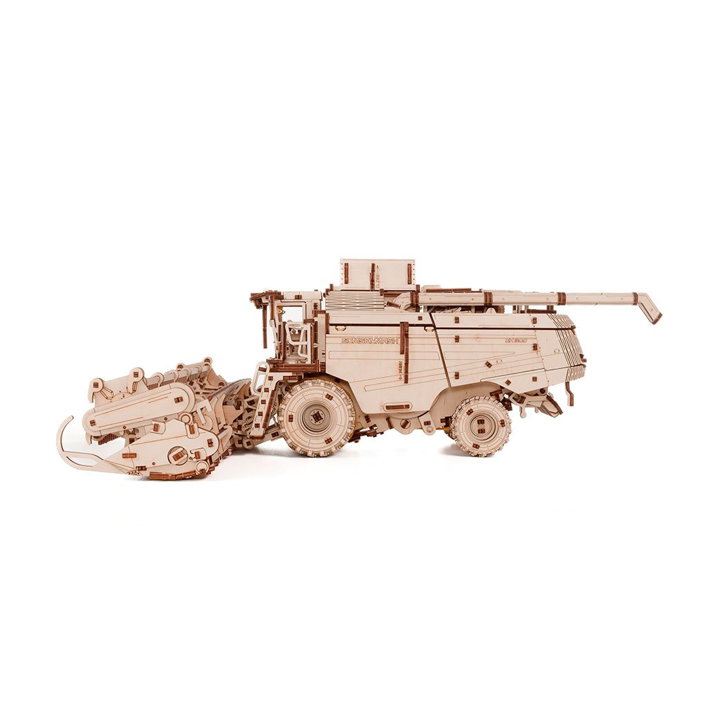 Eco Wood Art (Ewa) 3D Houten Puzzel Grain Harvesting Combine Gh800, 3380, 52,7X45,8X18,7 Cm