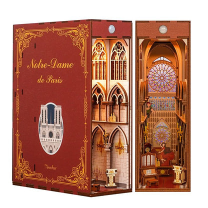 Tonecheer, Diy Book Nook, Notre Dame De Paris, Tq120, 18X8X24,5Cm