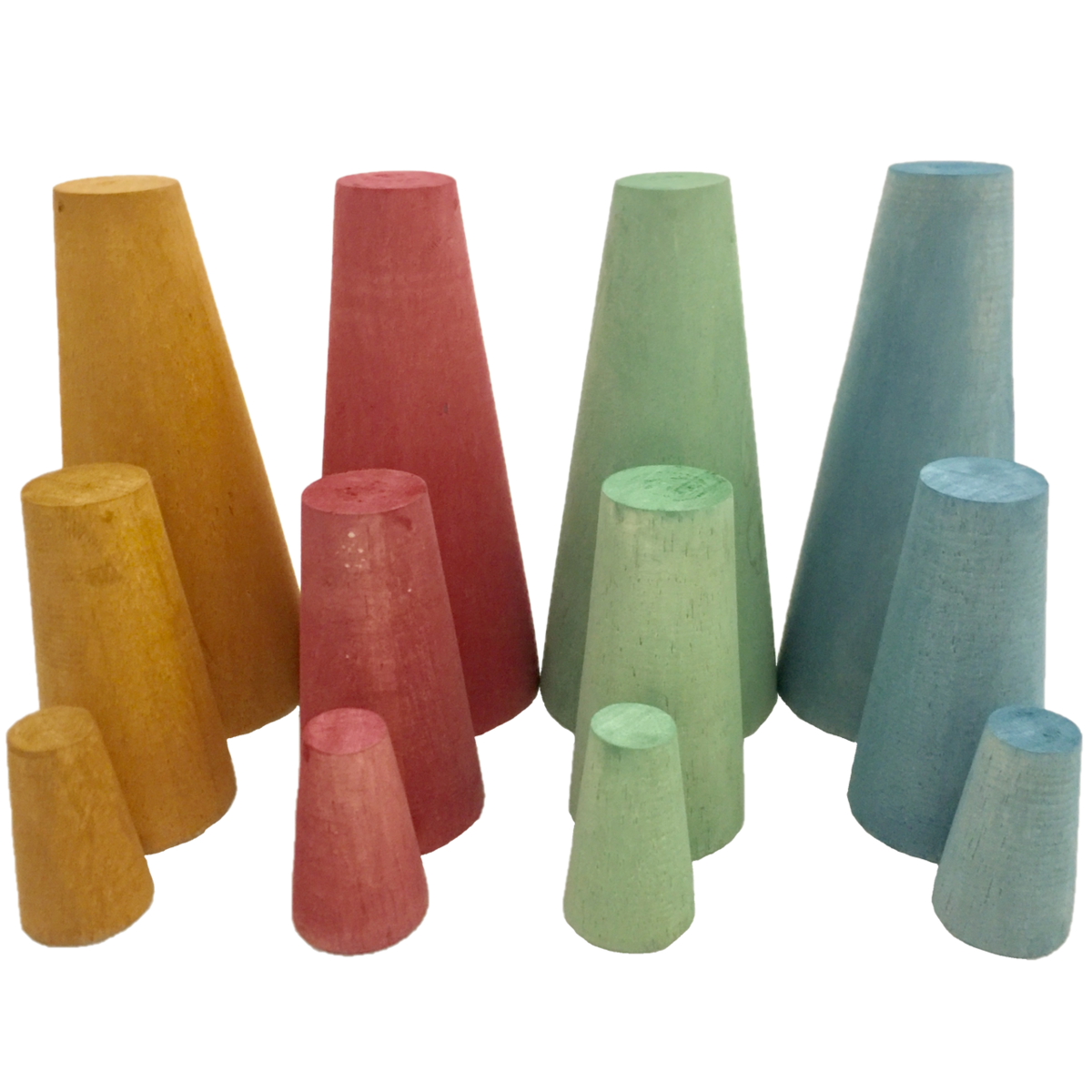 Earth Stacking Cones/12Pc