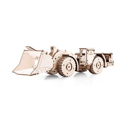 Eco Wood Art (Ewa) 3D Mechanische Houten Puzzel, Load-Haul-Dump Unit Moaz 4075, 4257, 49X11X13Cm