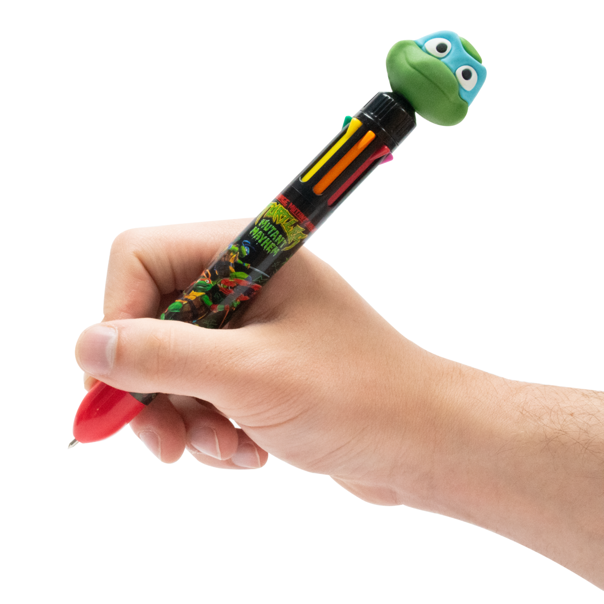 Ninja Turtles Tmnt Veelkleurige Pen, Pen Met 8 Verschillende Kleuren, Officiële Merchandise, Ideaal Cadeau Voor Alle Turtles-Fans