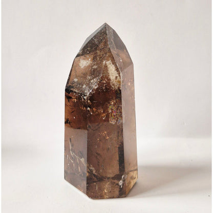 Rookkwarts Toren 300 Gram – Hoge Kwaliteit Smoky Quartz Met Diepe Insluitsels