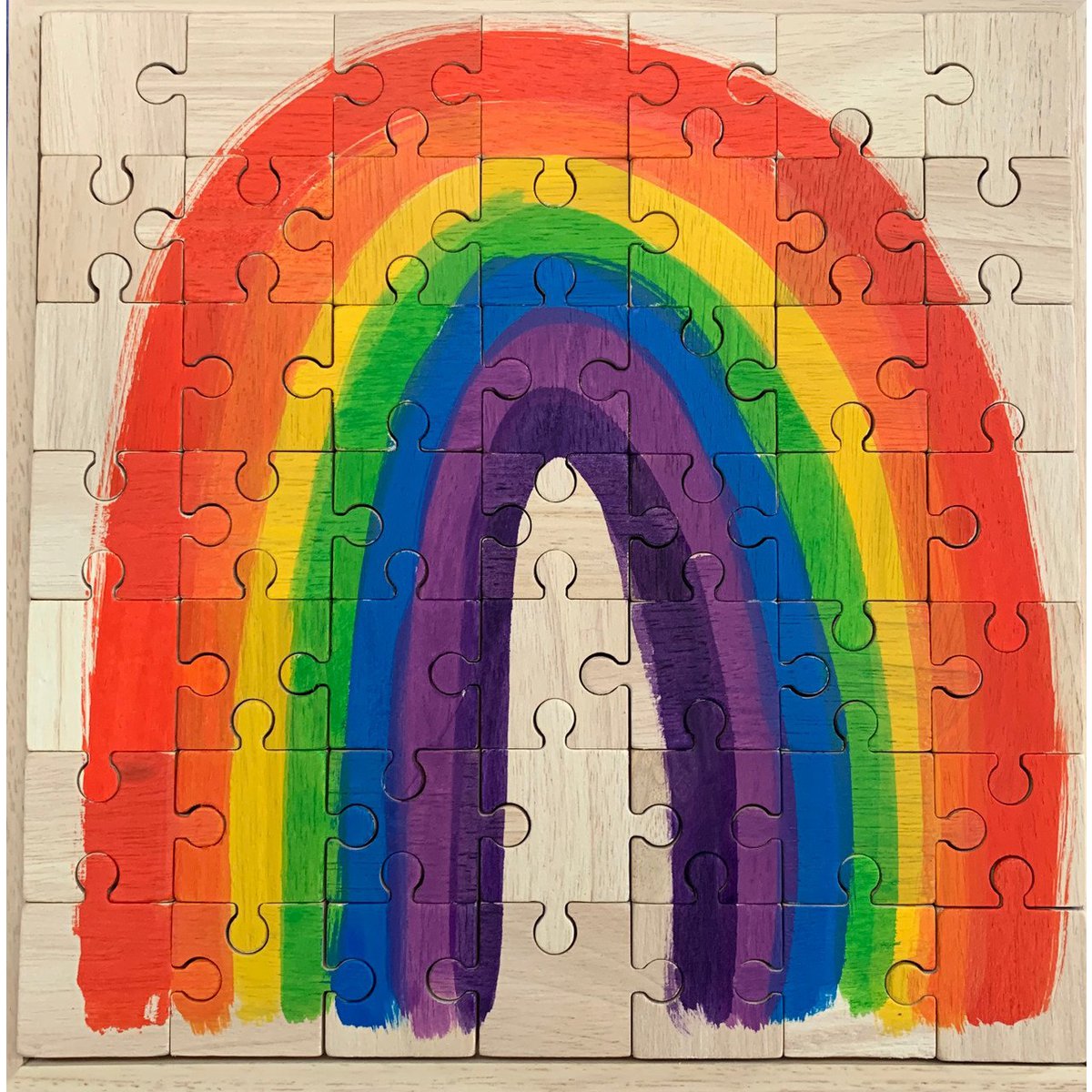 Bright Rainbow Puzzle/49Pc