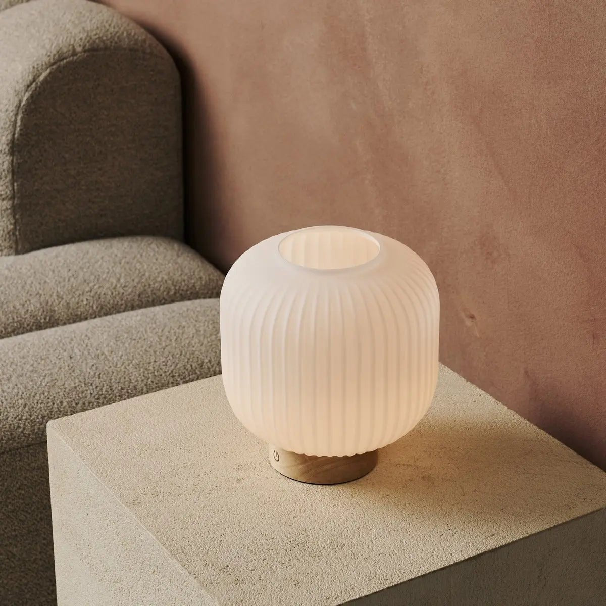 Lyla Lichtbruine Unieke Oplaadbare Lamp