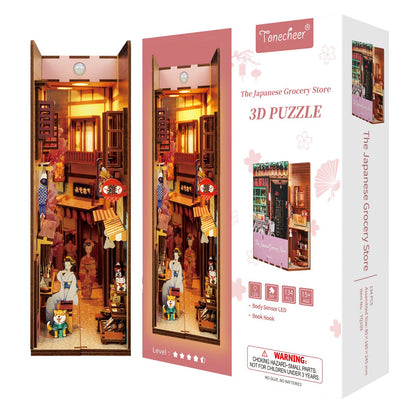 Tonecheer, Diy Book Nook, The Japanese Grocery Store, Tq109, 18,2X8X24,5Cm