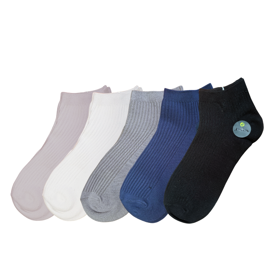 Green-Goose Bamboe Sneakersokken - 5 Paar - Mixed Colors
