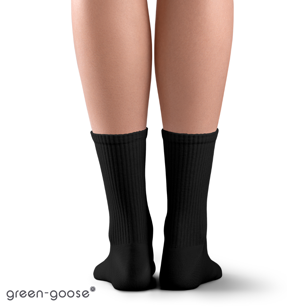 Green-Goose Bamboe Sokken - Zwart