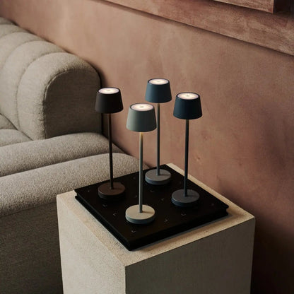 Vondel Mini Shadow Grey Rechargeable Lamp